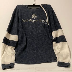 Rag wear Fort Myers Florida hooded long sleeve shirt.